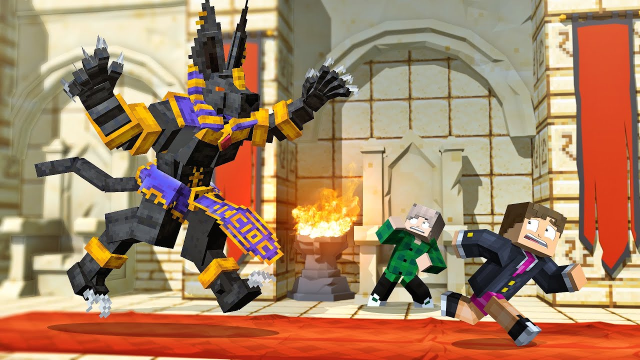 LOKI Vs DEUSES DO EGITO no MINECRAFT!