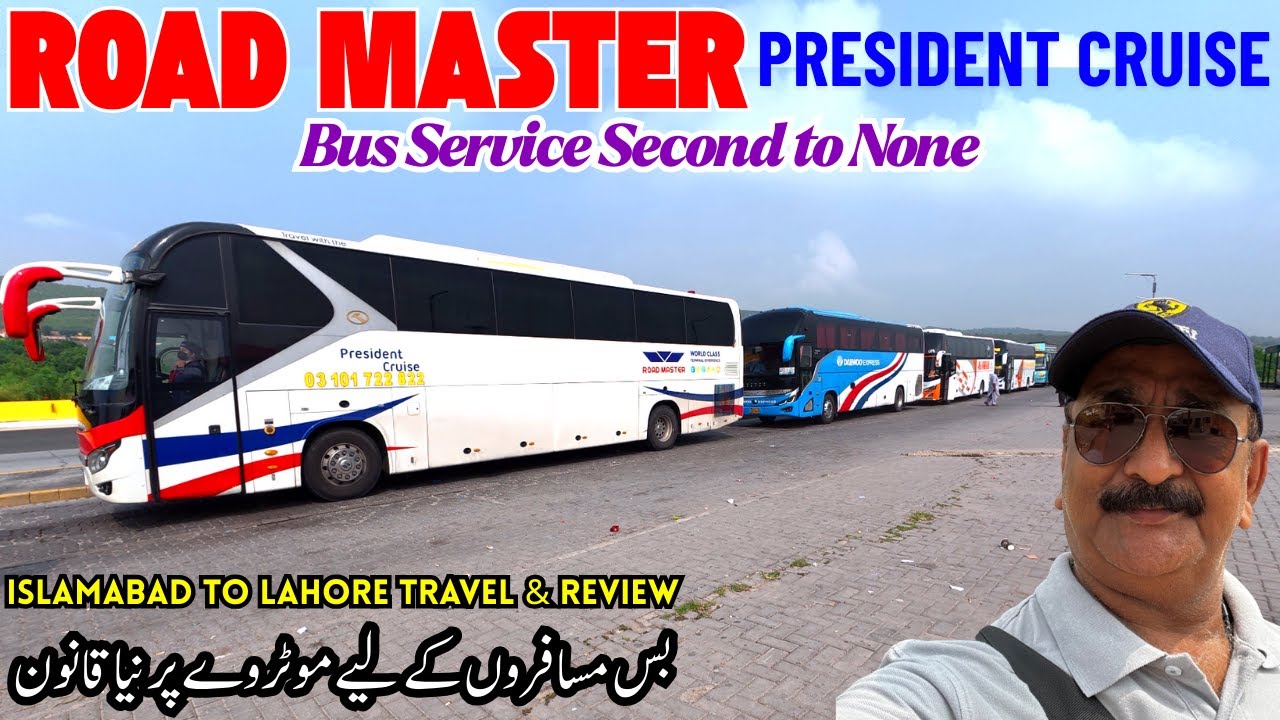 Road Master President Cruise Bus Travel & Review | New Rule For Bus Passengers on Motorway