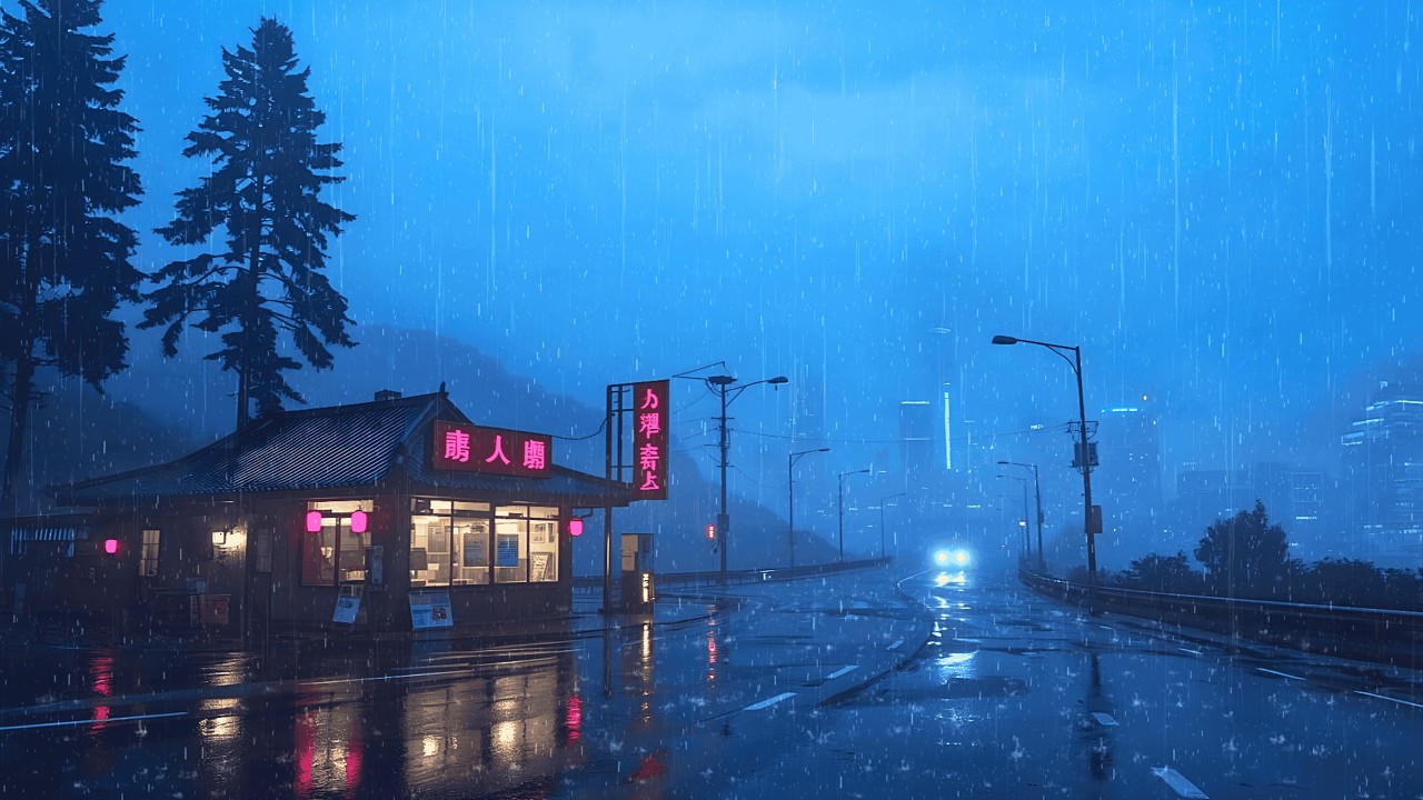 Rainy Nights in Tokyo 🌧️ Chill Lofi Music Sleep Better