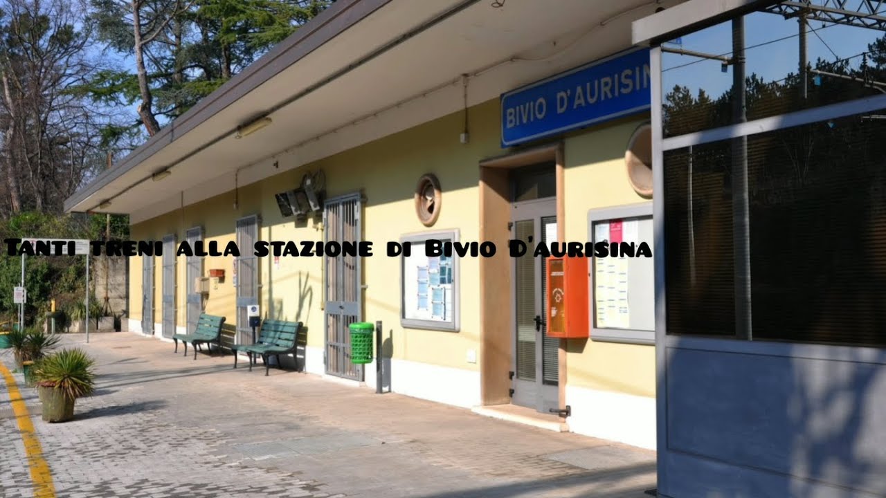 Tanti treni alla stazione di Bivio d'Aurisina