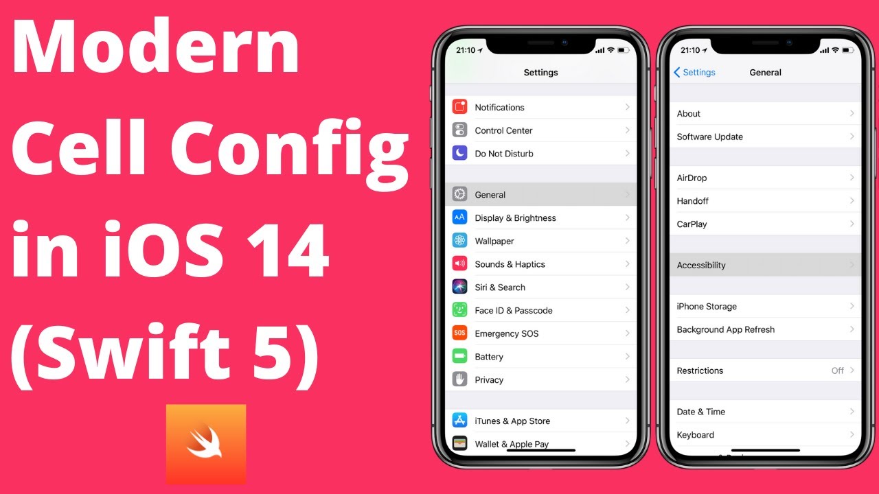 Modern Cell Configuration in iOS 14 (Swift 5, Xcode 12, 2020) - iOS Development
