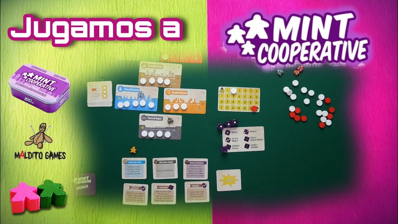 Mint Cooperative. Partida a 2 jugadoras para derrotar la Halitosis