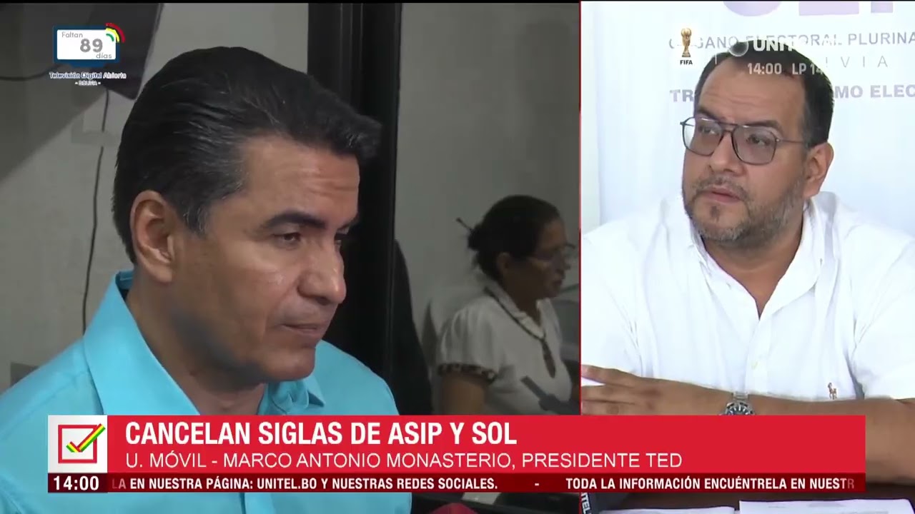 Subnacionales: TED cancela la personería de las agrupaciones ASIP y SOL