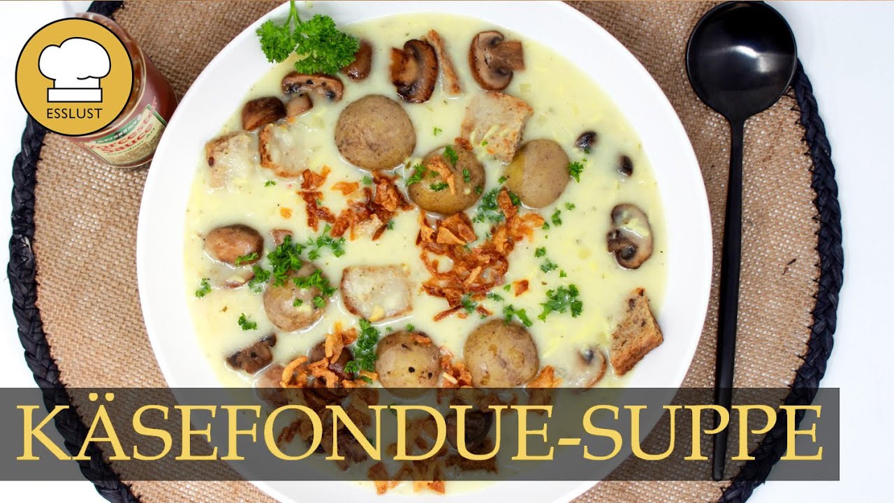KÄSEFONDUE-SUPPE für Käsefans