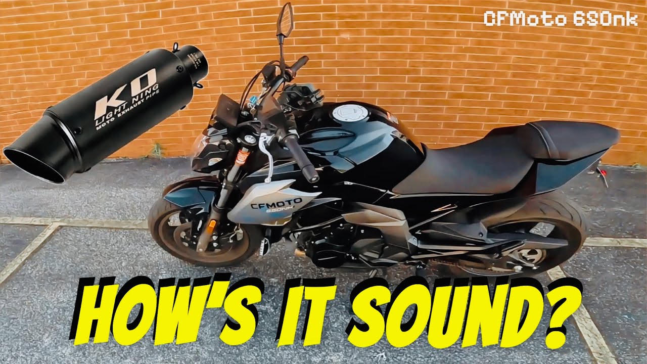 2022 CFMoto 650NK Gets a KO Lightning Exhaust + Ride to Tudors!