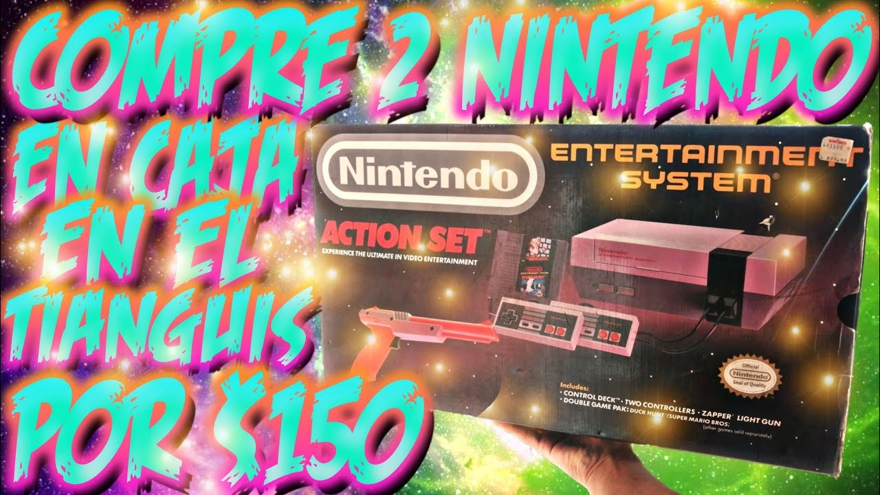 Encontre 2 Nintendo Nes En Caja En El Tianguis Por $150/Nunca Imagine Ver 2 Consolas En Ese Estado!!