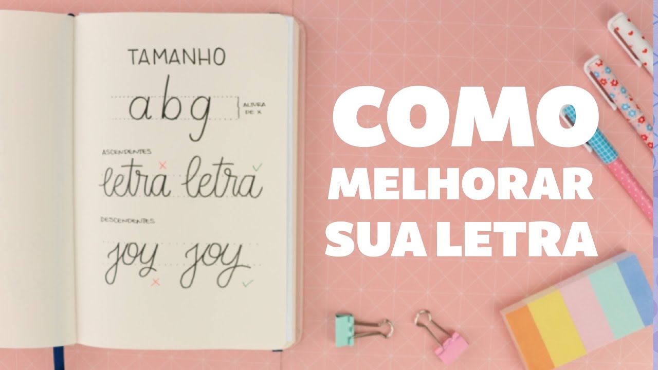 12 DICAS PRA DEIXAR SUA LETRA MAIS BONITA | Marina Viabone