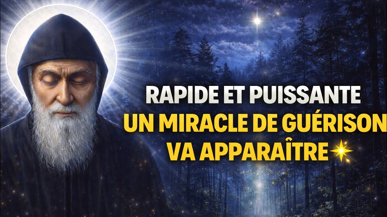 🙏 PRIÈRE PUISSANTE À SAINT CHARBEL POUR UNE GUÉRISON QUE LES MÉDECINS N’EXPLIQUENT PAS… ✨