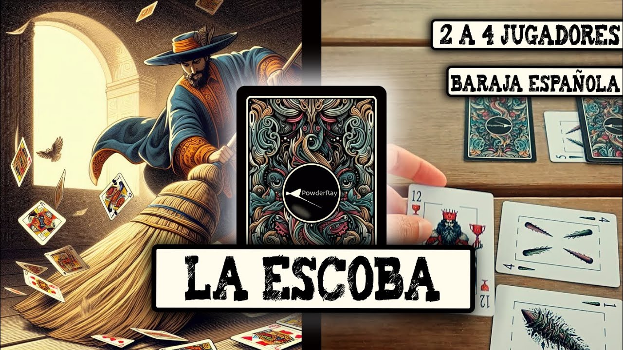 LA ESCOBA | Juego de Cartas de 2 a 4 Jugadores | Baraja Española