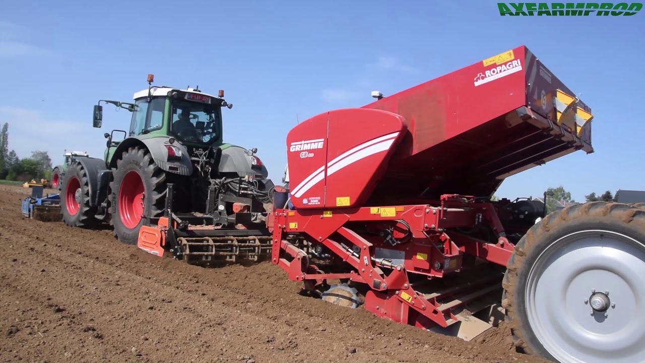 Plantation PDT avec 3x Fendt 933 + 936 - Ropagri sprl