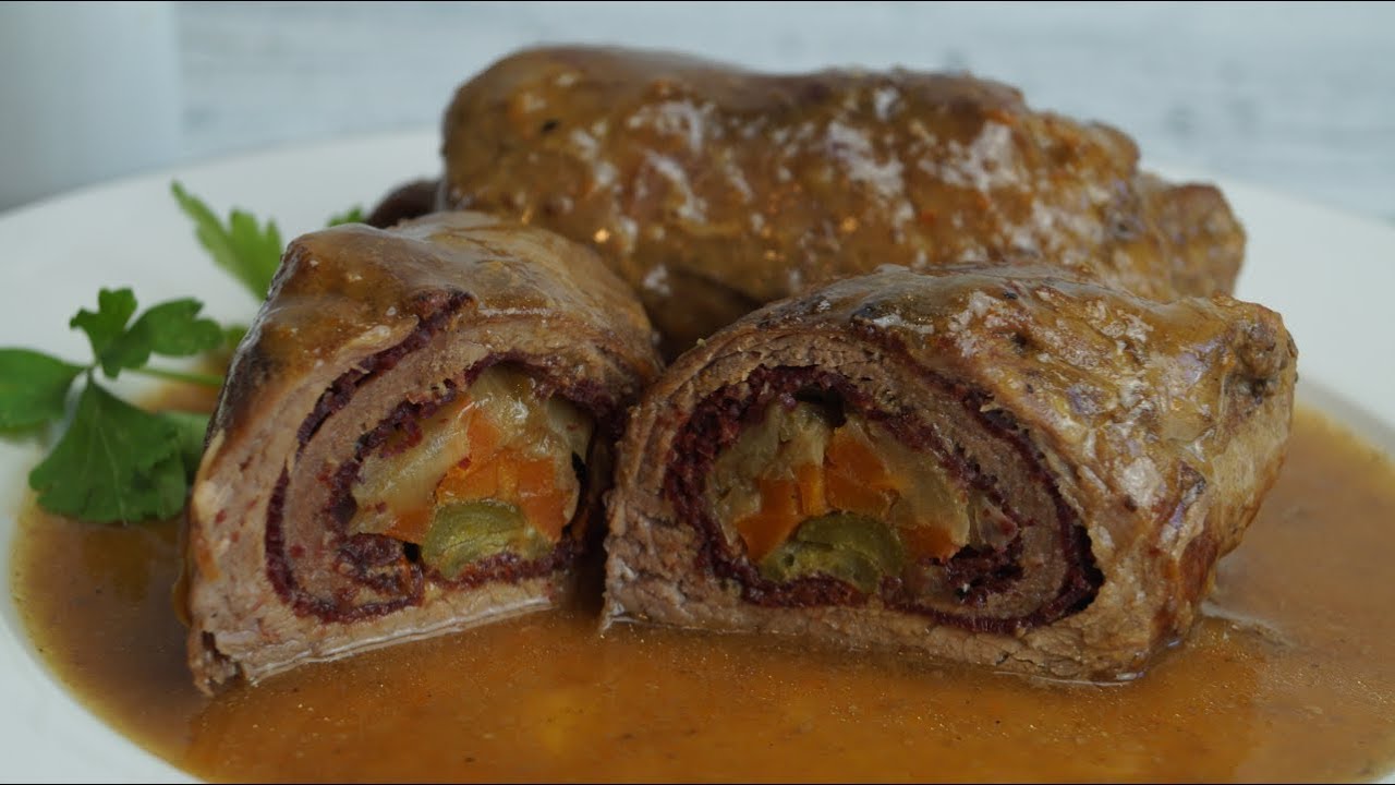 Ramazana Özel: Dana Et Sarmasi Tarifi (Rinderrouladen)