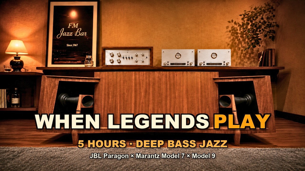 A Night Resonating with Showa-Era Masterpieces 🌙 JBL Paragon &times; Marantz Model 7 | Deep Bass Jazz