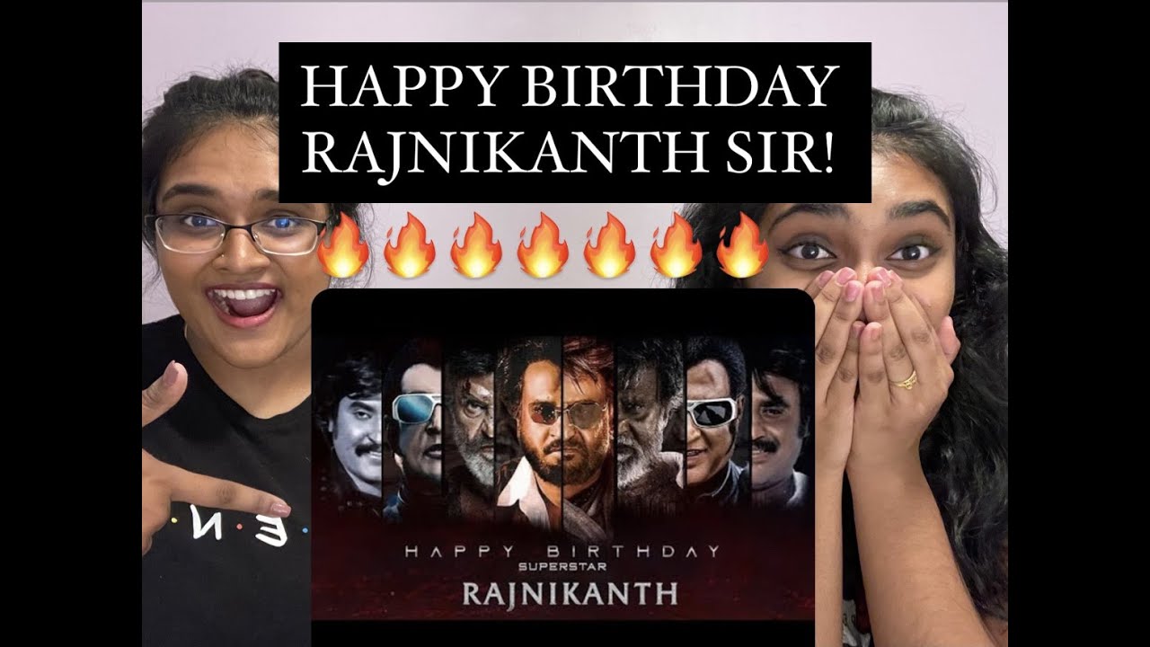 REACTION to Rajinikanth Birthday Special Mashup 2020