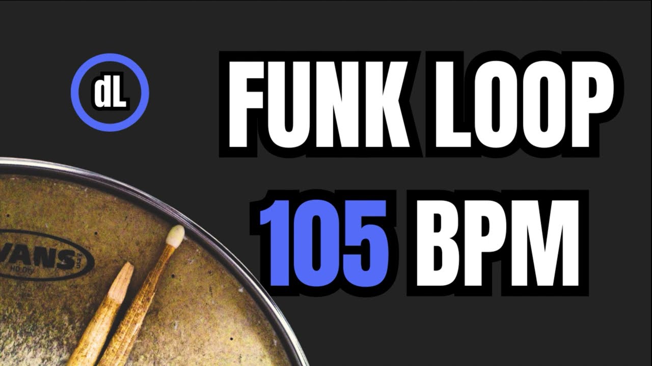 Funk Drum Groove Loop 105 BPM