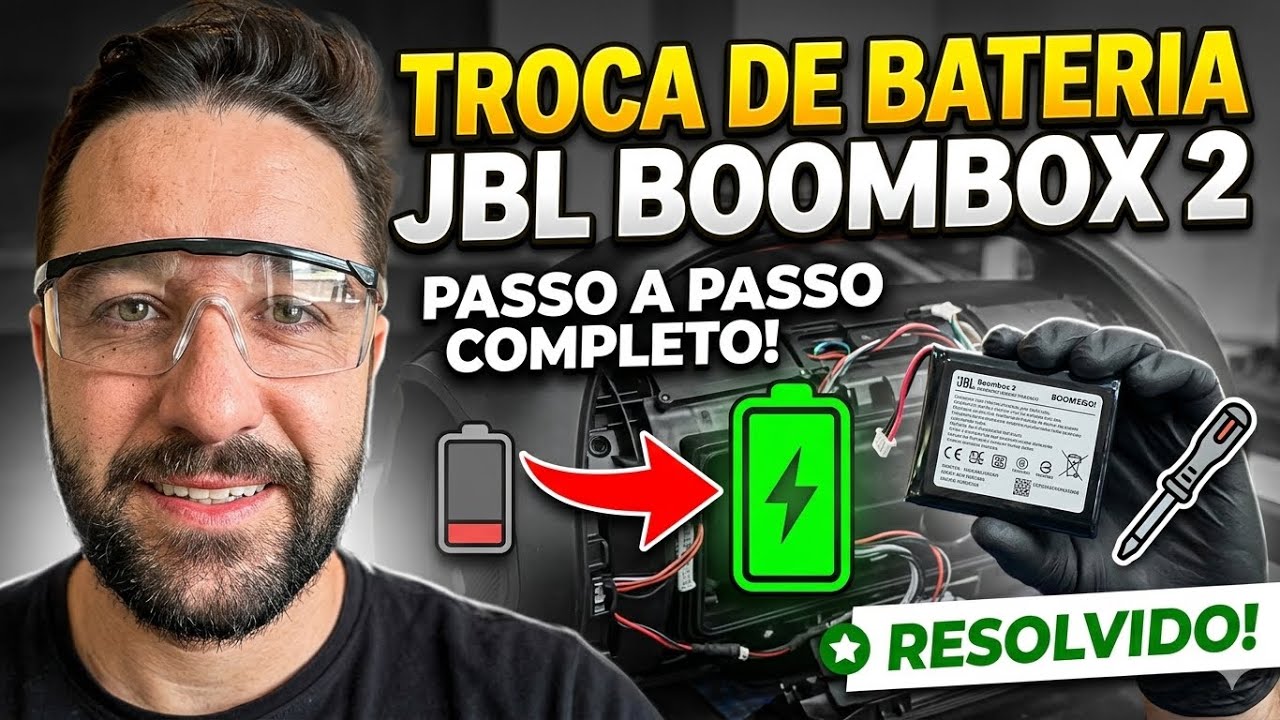 Como trocar bateria abrir desmontar Jbl Boombox 2 em fornecedor radiador passivo descrição