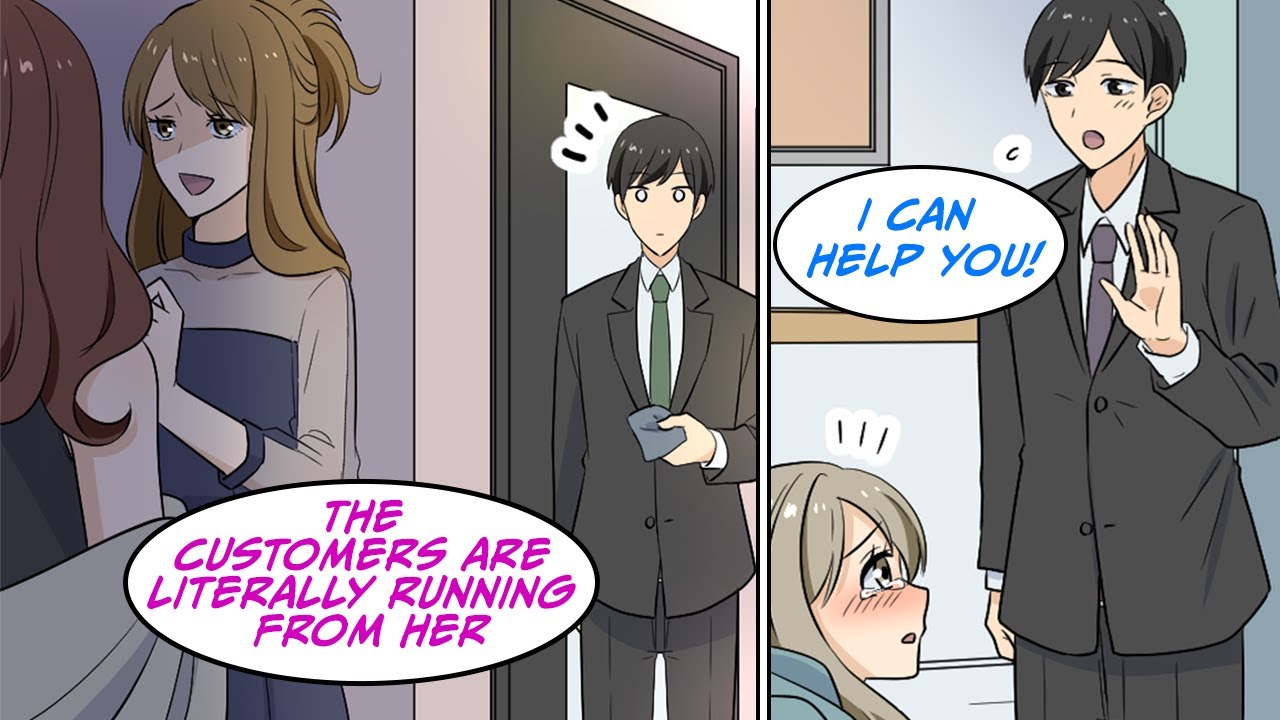 A gentleman's club employee was crying at the train station and... [Manga Dub]