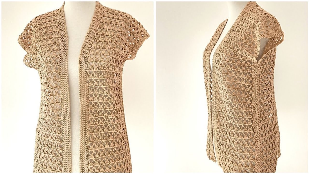 😲 Super Easy Crochet Women Sweater Top pattern