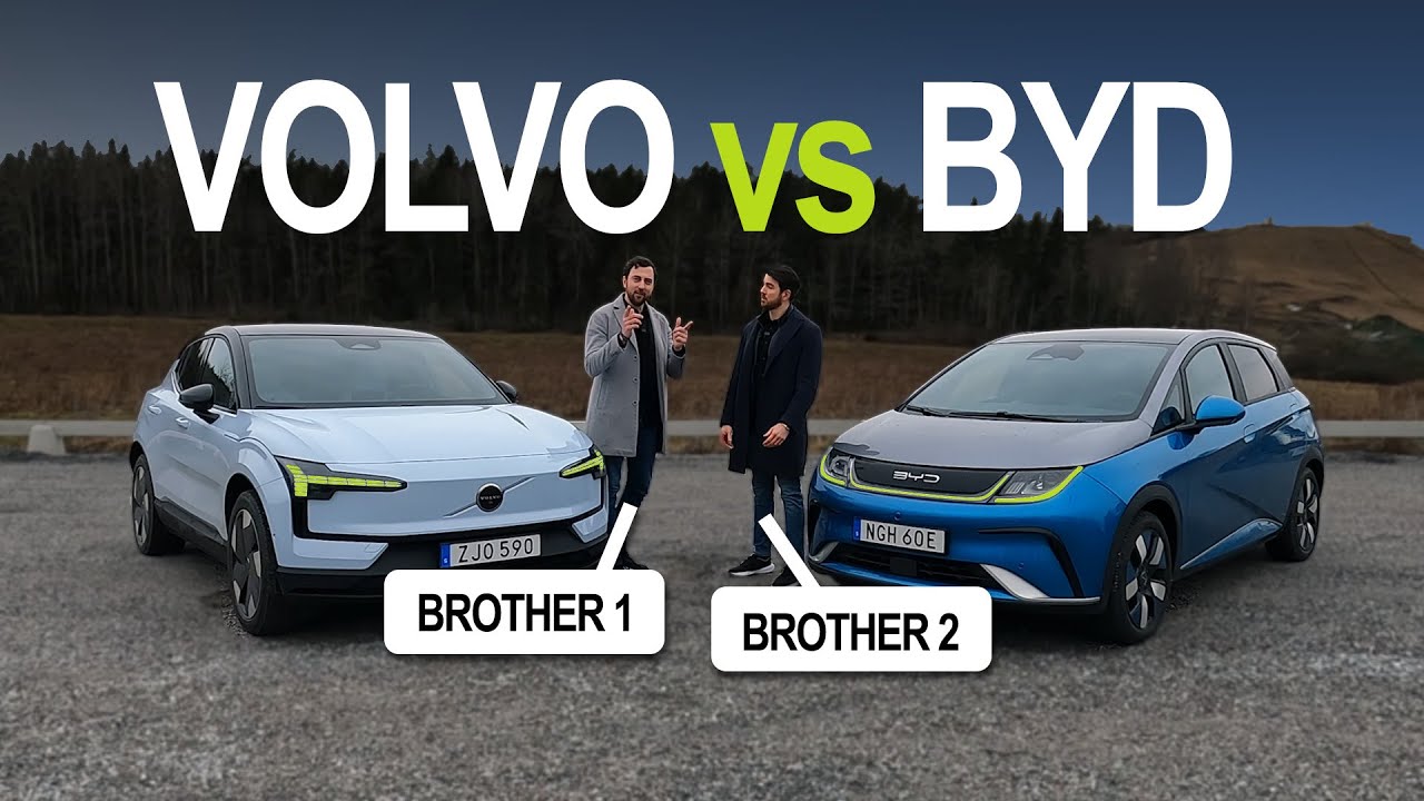 Volvo EX30 против BYD Dolphin — лучший доступный компактный электромобиль?