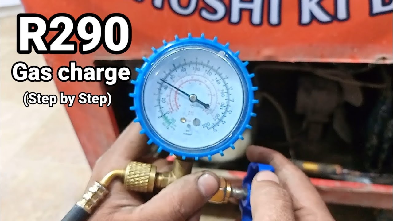 R290 refrigerant charge in deep freezer|R290 kesay charge karain|How to charge R290 gas in freezer