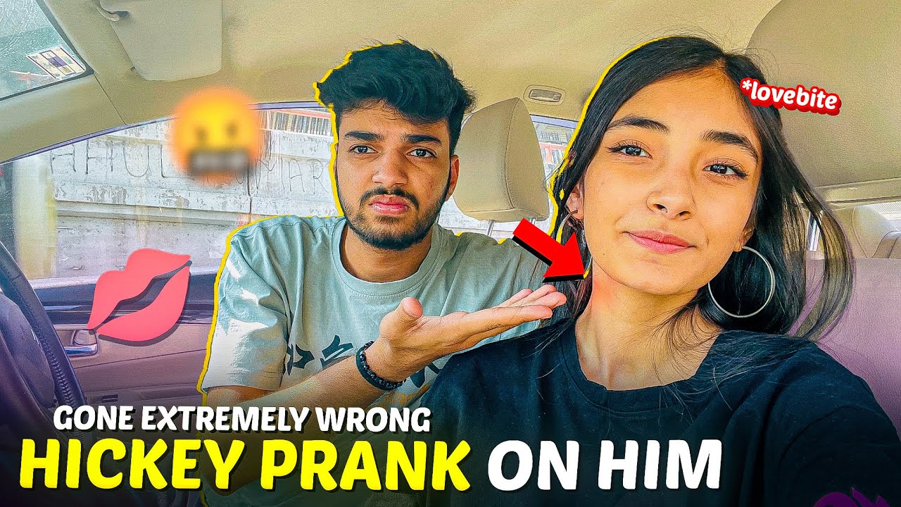 Hickey💋(Løvebite) Prank On *Him 😍 Gone Extremely Wrong😱 | He Slapped 👋🏻 Me