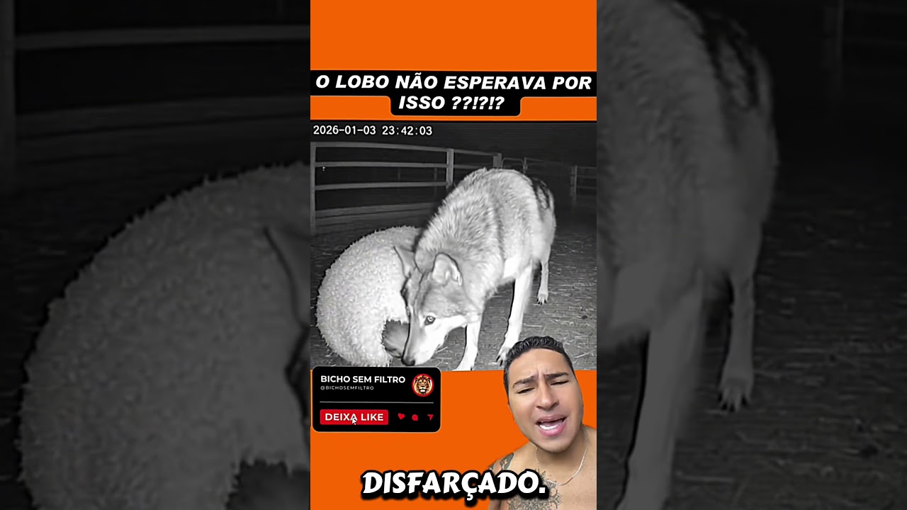 Lobo caçando ovelha, lobo caçando, lobo invade fazenda, Lobo selvagem 