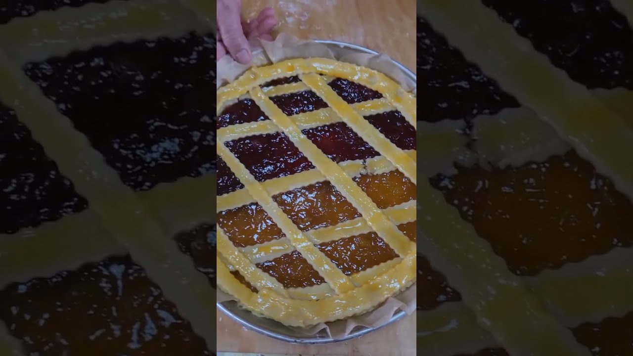Crostata a doppio gusto, doppio sapore e soprattutto doppia bontà. 🫶