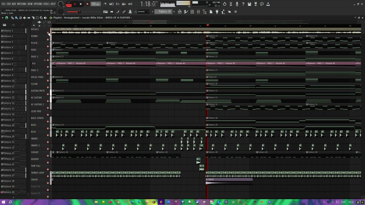 Billie Eilish - BIRDS OF A FEATHER (FL Studio Remake)