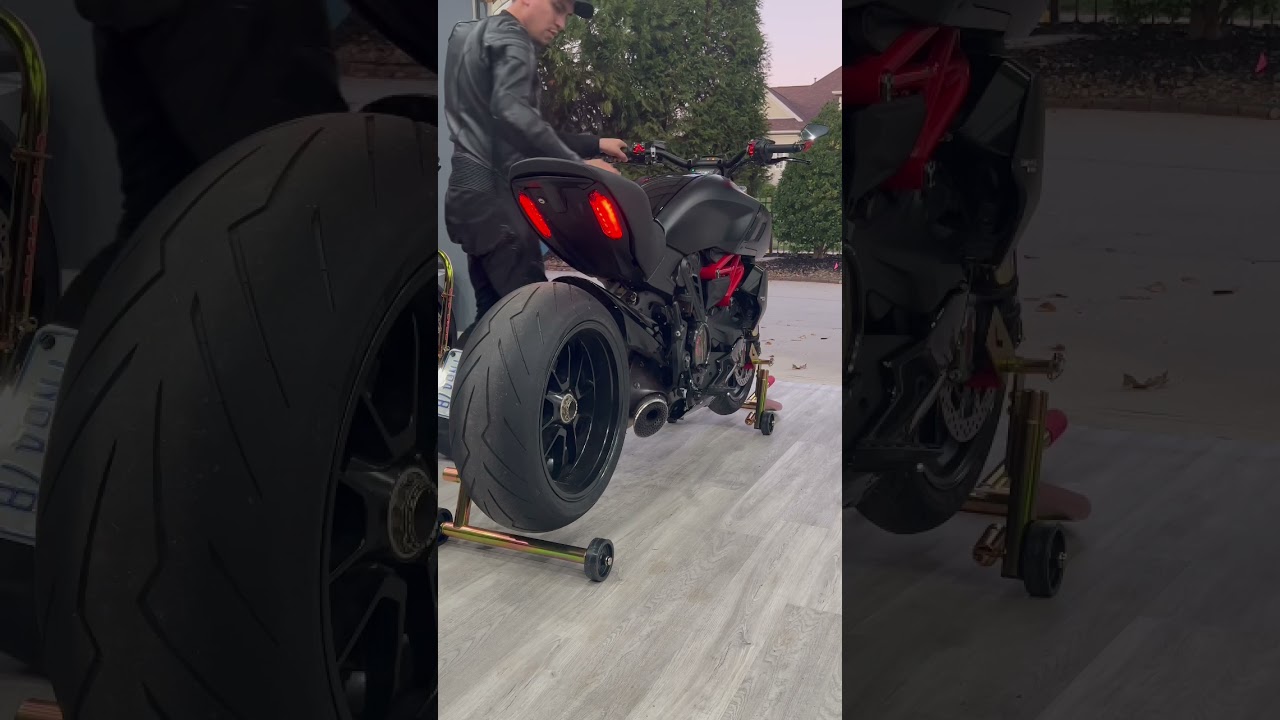 Ducati Diavel 1260 Termignoni exhaust sound #ducati #ducatidiavel #diavel1260 #motorcycle #moto