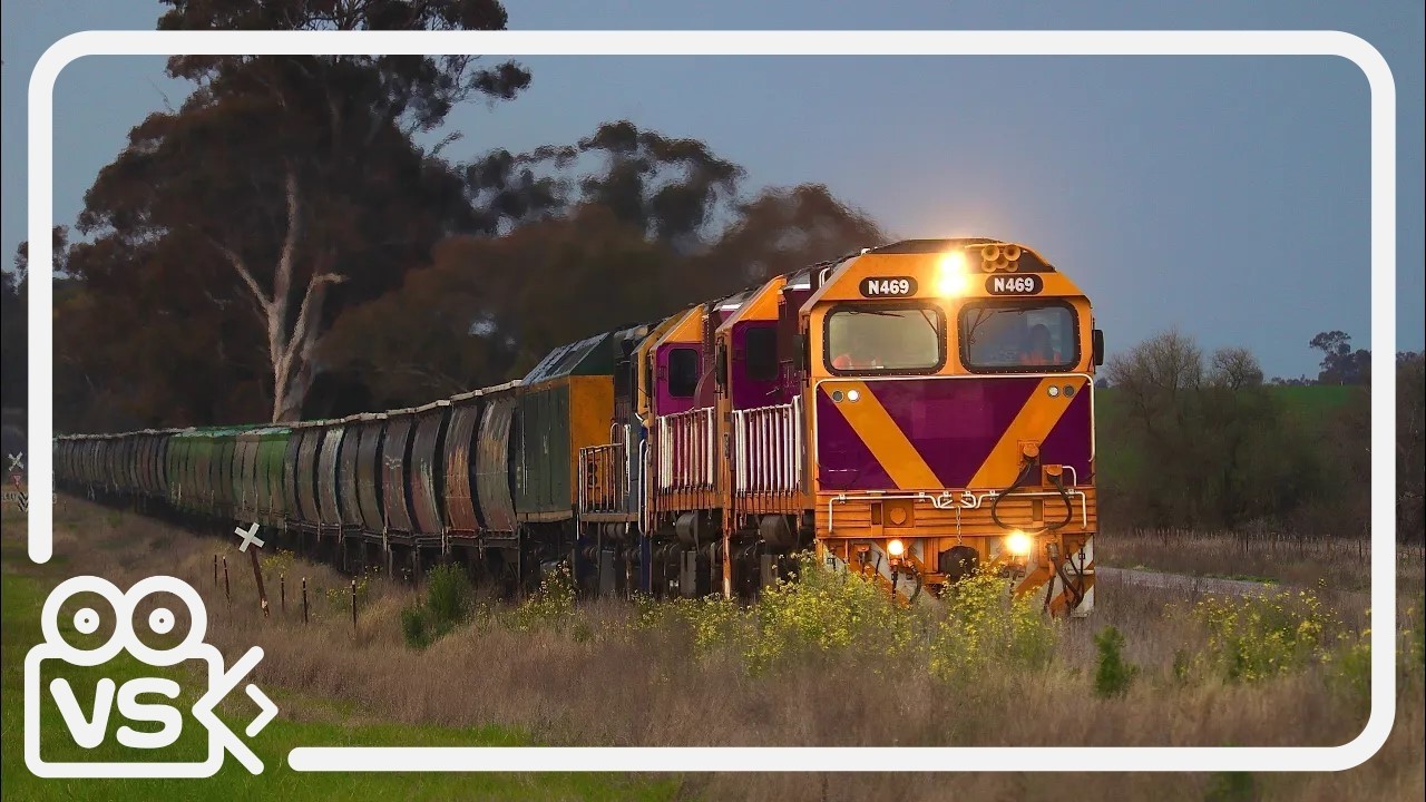 SG N CLASSES RUN FIRST OAKLANDS GRAIN - Oaklands Line Grain Trains - August 2025 | Vic Spotters