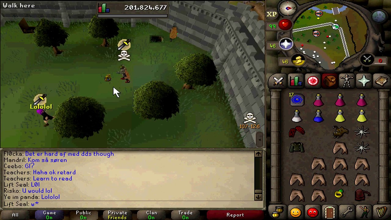 Dragon Claw rushing/pking in maxed gear/ on my new pure account!