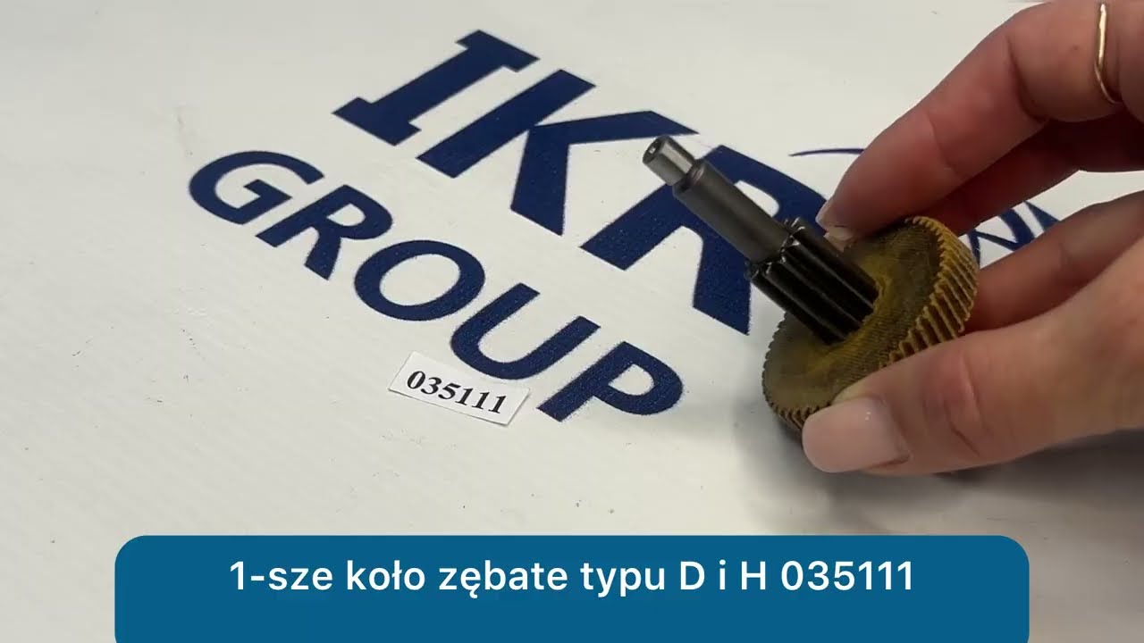 1-SZE KOŁO ZĘBATE TYPU D I H 035111