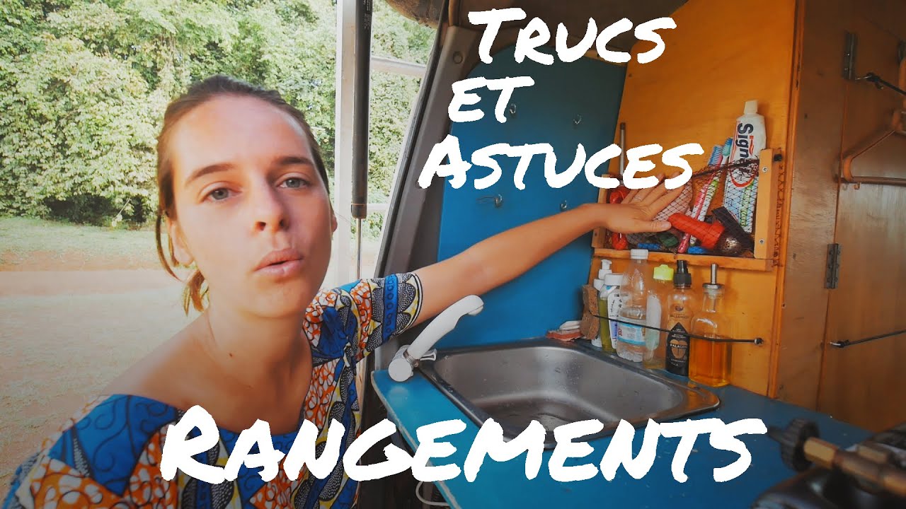 👩‍🔧 CRÉER DES RANGEMENTS GRATUITEMENT DANS SON VAN : Trucs et astuces vanlife