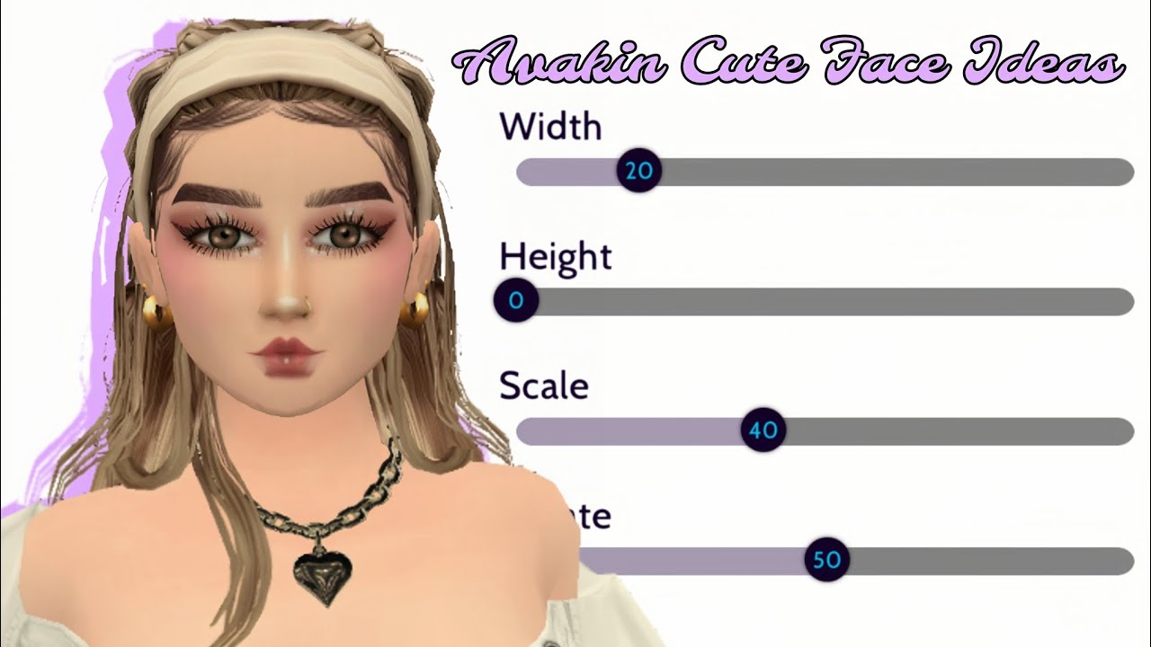 Avakinlife Cute Face Ideas|Female Face Ideas |Avakinlife Face Tutorial 2025