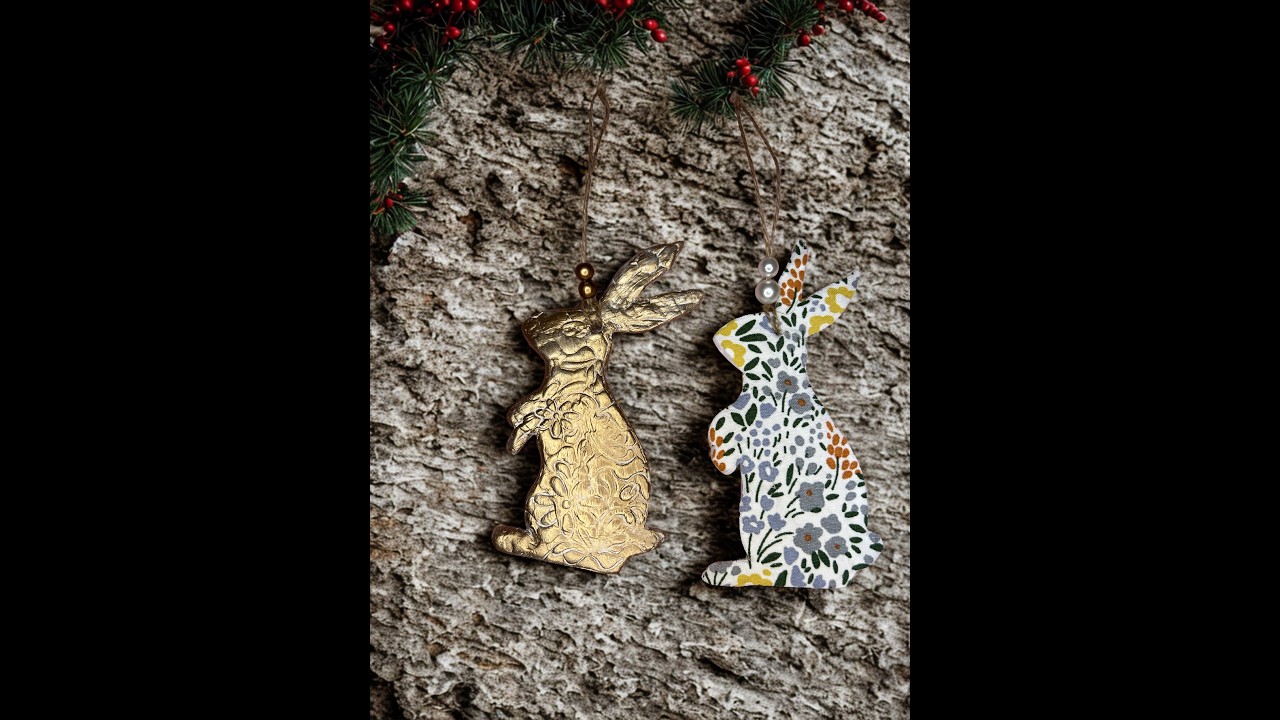 Join me in crafting air dried Bunnies. These make lovely little gifts for Easter.