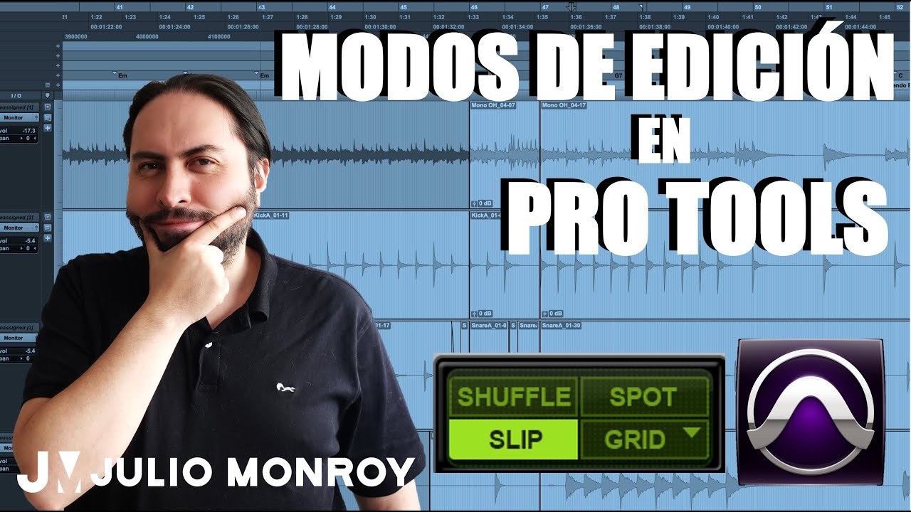 Curso Online - Aprende a Usar Los Modos de Edición de Pro Tools / Julio Monroy (Clase 8)