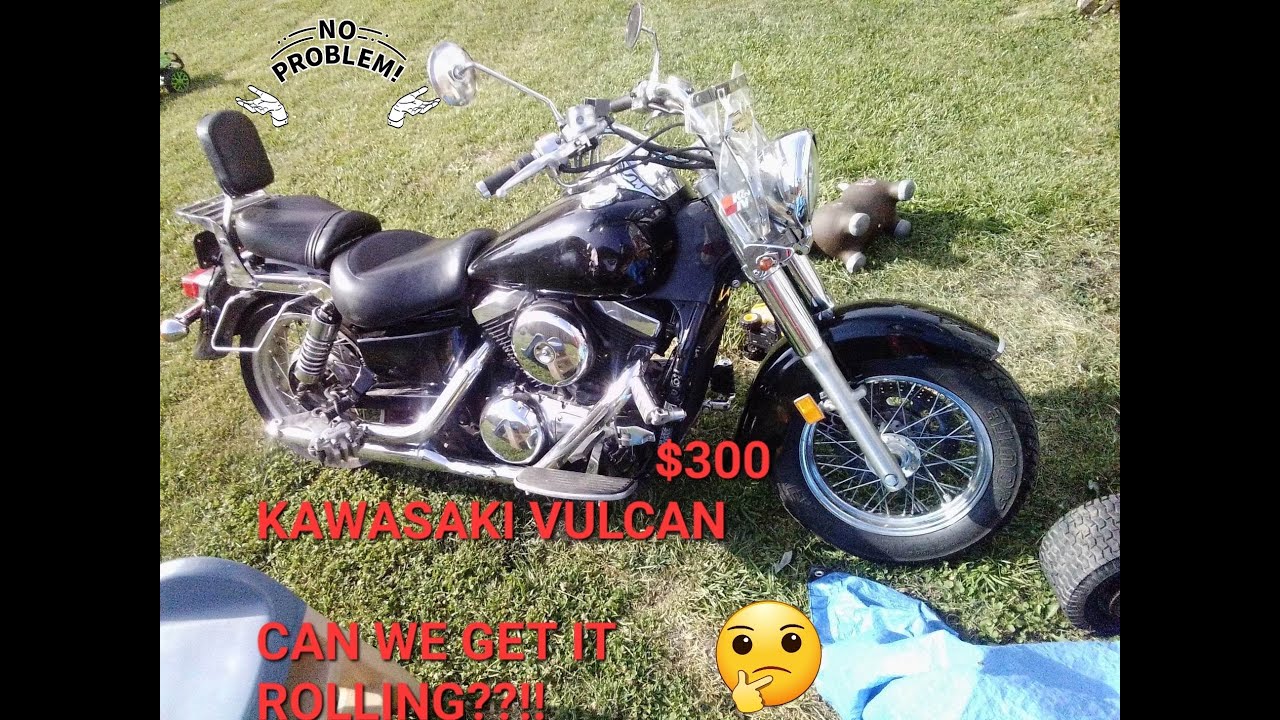 $300 KAWASAKI VULCAN 1500 CLASSIC WONT MOVE... CAN WE GET IT ROLLING?!?!