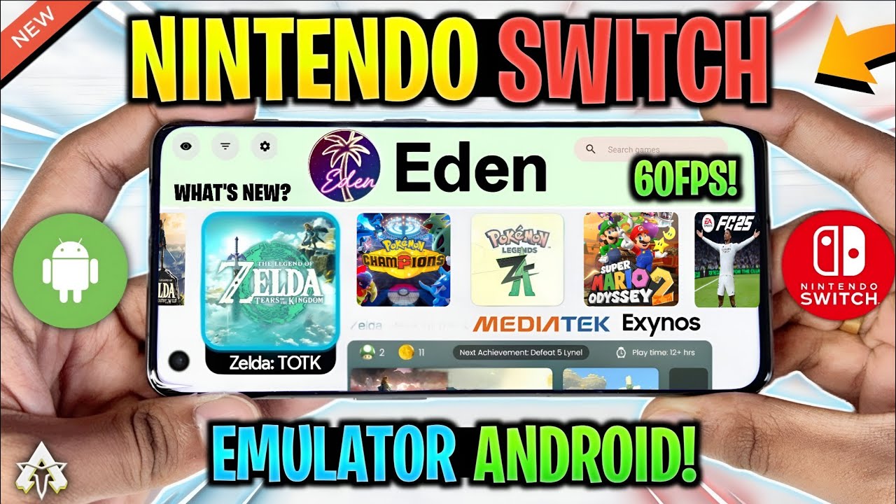 НОВИНКА! 🔥 ЭМУЛЯТОР EDEN ДЛЯ ANDROID V3: БОЛЬШОЕ ОБНОВЛЕНИЕ - НАСТРОЙКИ И ИГРОВОЙ ПРОЦЕСС | ЭМУЛЯ...