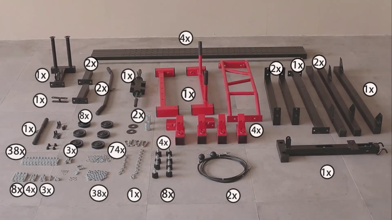 Wellactive Power Rack Kraftstation - Wie baue ich das Power Rack auf? - Aufbauvideo