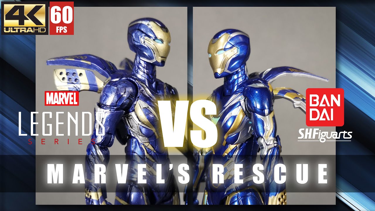 Review : S.H.Figuarts Marvel's Rescue vs Marvel Legends Marvel's Rescue #comparison #MCU #shf