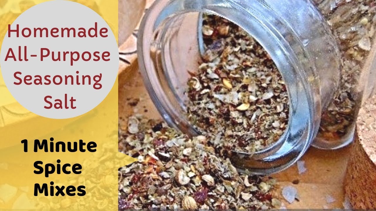 How to Make Seasoning Salt in ONLY 1 Minute | SUPER Easy All-Purpose Salt Seasoning | #191