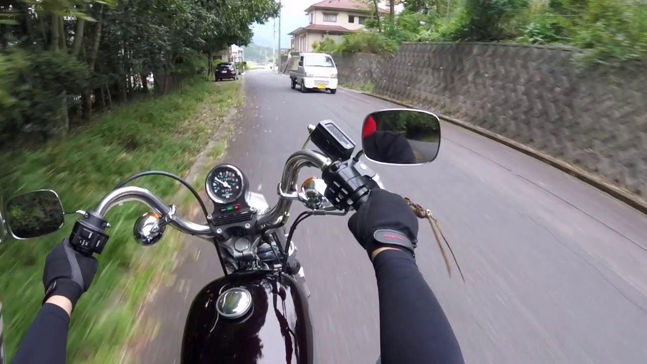 ただただ走る、走行動画 / 1984y FXE  スーパーグライド【Gopro走行動画】