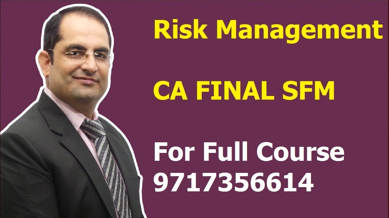 Risk Management CA FINAL STRATEGIC FINANCIAL MANAGEMENT (SFM) THEORY