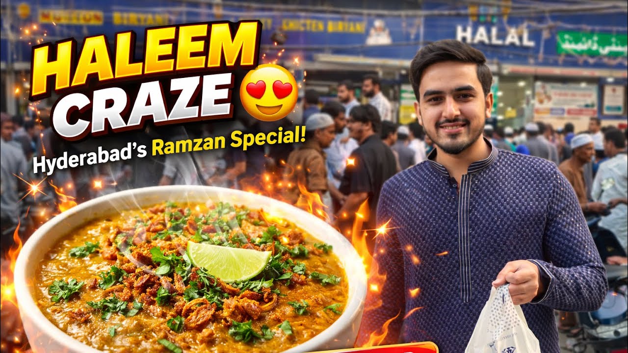 Hyderabad’s Most Famous Haleem 😍🔥| Day 02 & First Friday of Ramzan…🌙😍|