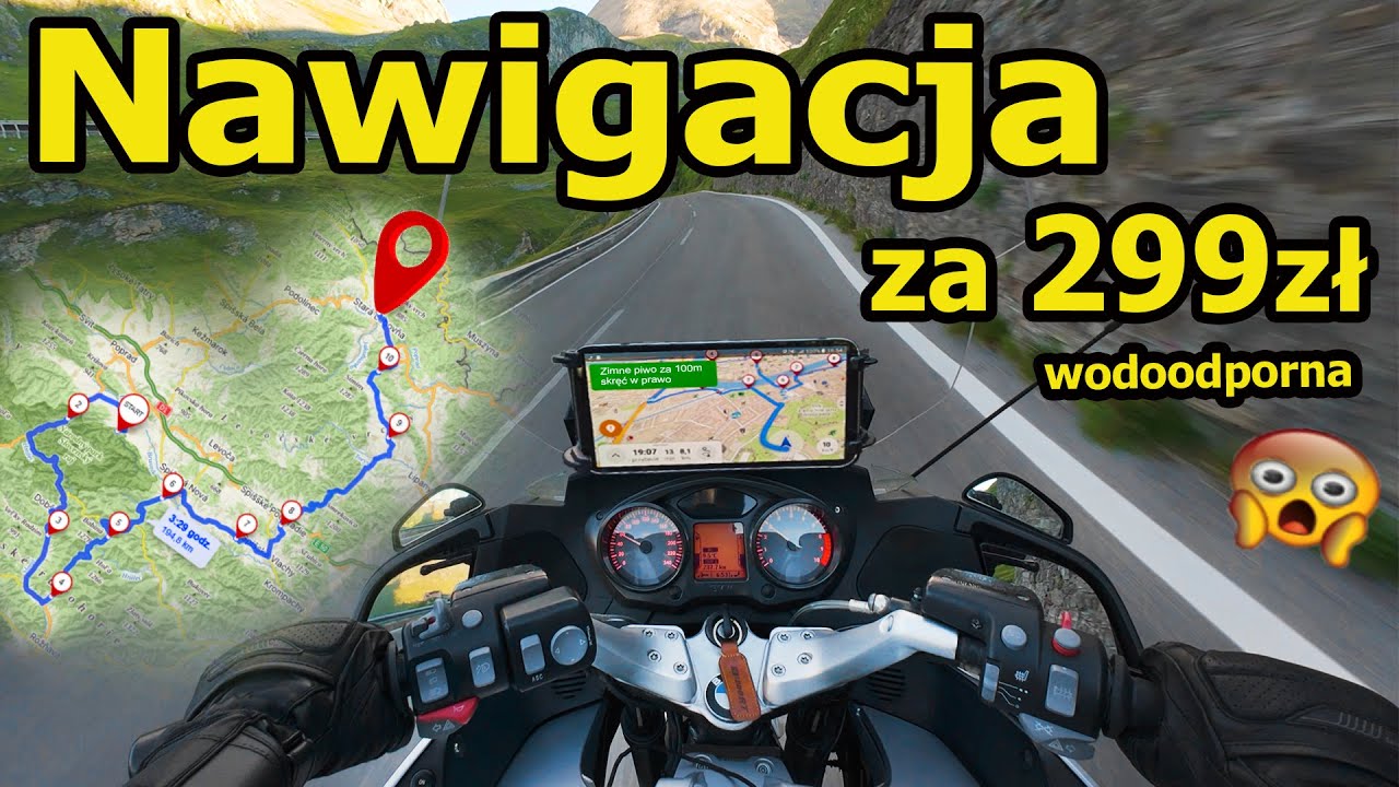 Najlepsza nawigacja motocyklowa za 299zł. + Mapy całej Europy OFF-line i inne przydatne aplikacje.