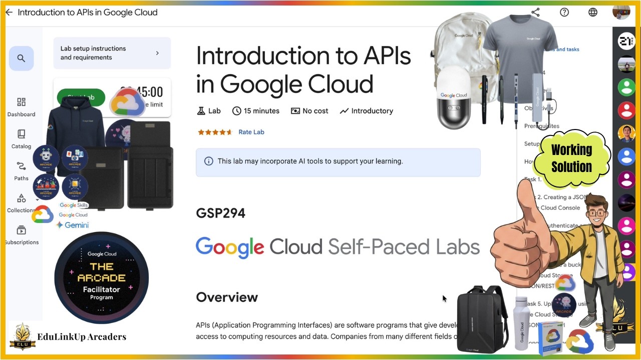 Introduction to APIs in Google Cloud | GSP294