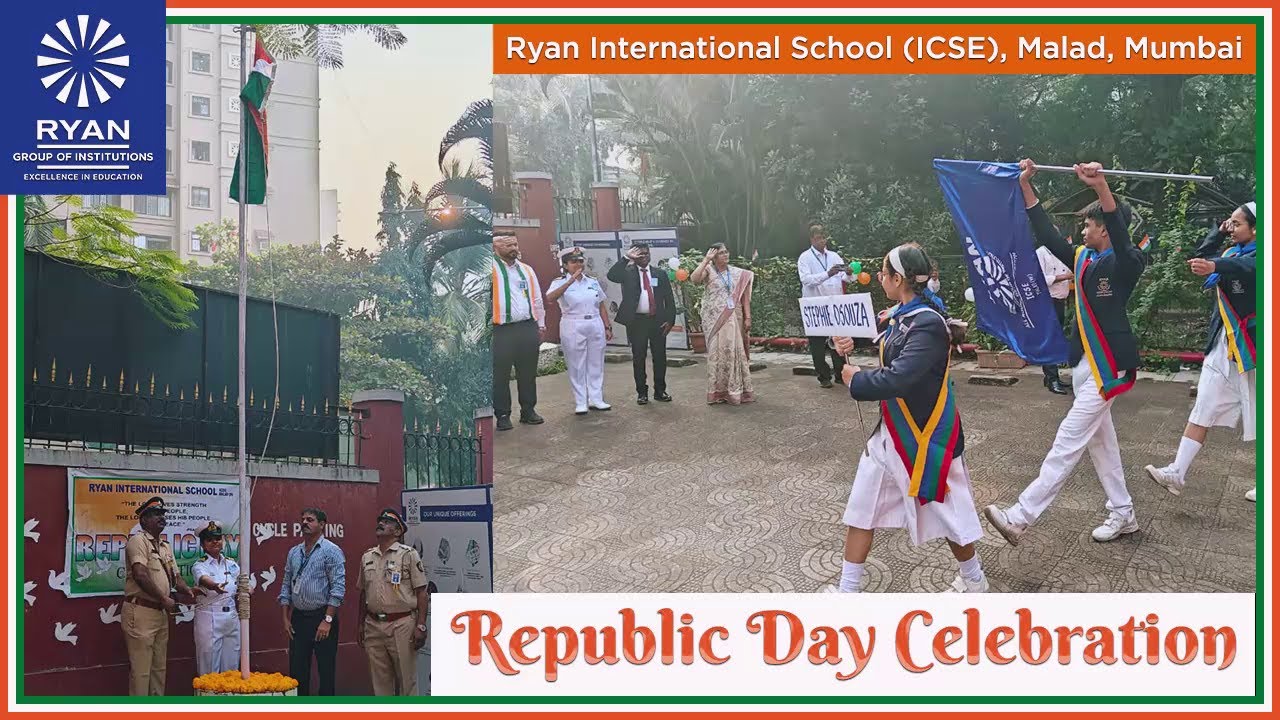 Republic Day Celebration at Ryan International School (ICSE), Malad, Mumbai - 26 January 2026