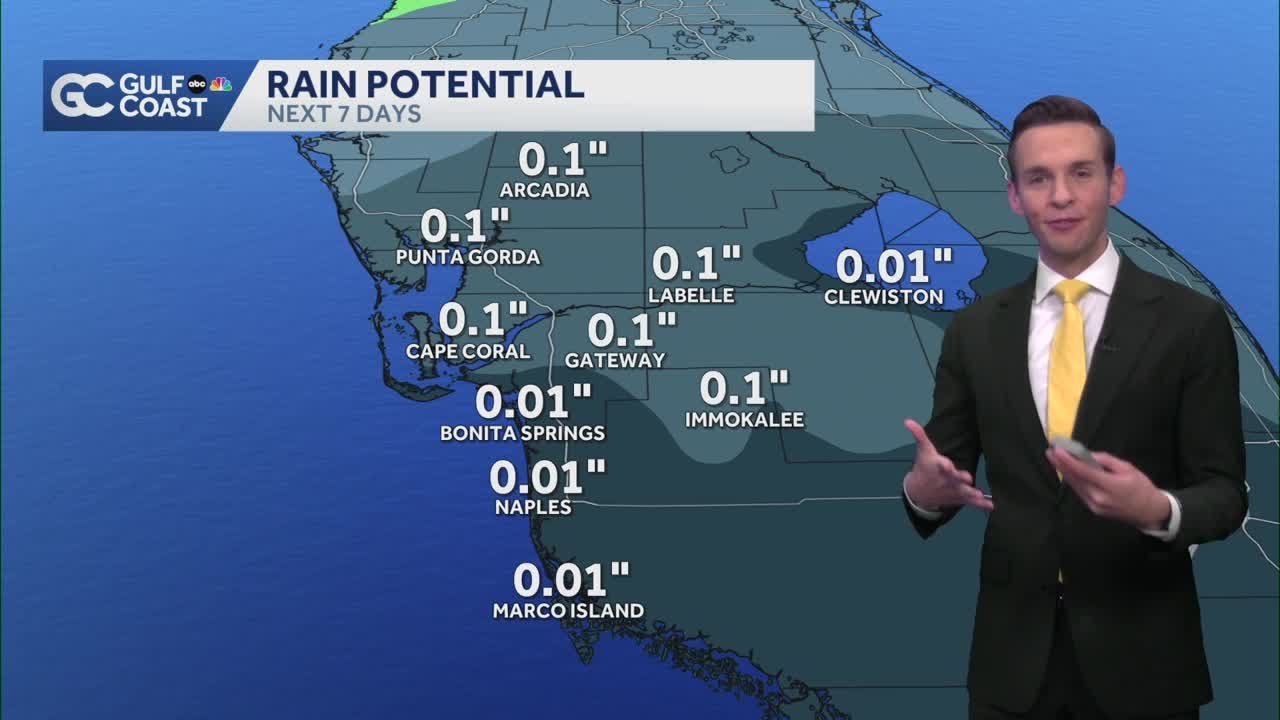 Cool mornings and warm afternoons for the Gulf Coast