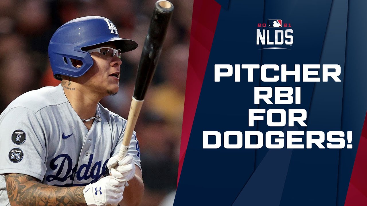 PITCHER RBI FOR DODGERS! Julio Urías drives in a run, followed by Mookie Betts in NLDS Game 2!