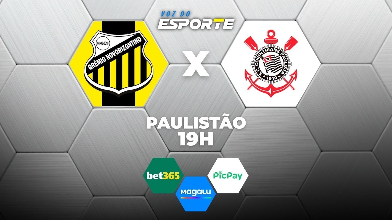 NOVORIZONTINO X CORINTHIANS - AO VIVO | CAMPEONATO PAULISTA &ndash; 28/02/2026