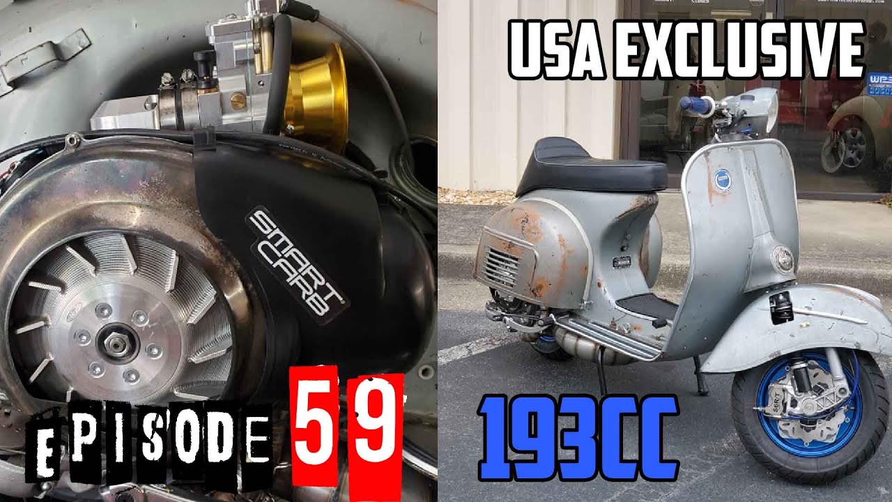 Vespa Sprint 150, значок Sears Blue 1966 года, окончательный рестомод! 193 куб. см и Smartcarb — ...